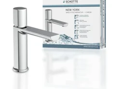 Hot Schütte Waschtischarmatur New York Chrom