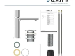Hot Schütte Waschtischarmatur New York Chrom
