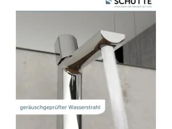 Hot Schütte Waschtischarmatur New York Chrom