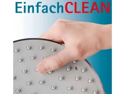 Schulte Einhebelmischer<DuschMaster Rain mit Einhebelmischer rund BlackStyle, Mattschwarz