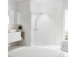 Schulte Küchenrückwände<Duschrückwand DecoDesign Softtouch Stein Marmor-hell 150 x 255 cm