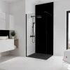 Schulte Küchenrückwände<Duschrückwand DecoDesign Softtouch Mattschwarz 255x150cm