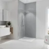 Schulte Duschrückwand-Set Ecke DecoDesign 255 cm x 90 cm x 90 cm Hellgrau< Küchenrückwände