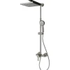 Outlet Schulte Duschsystem DuschMaster Rain Classic Eckig Edelstahloptik