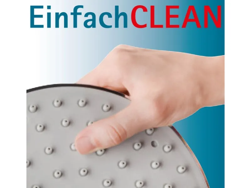 Schulte ExpressPlus Duschsystem Rain II Square mit Thermostat und Ablage< Einhebelmischer