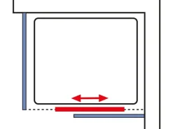 Schulte Einhebelmischer<ExpressPlus Komplettduschkabine Ibiza Funktionsteil rechts 160x90x204cm