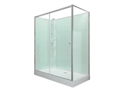 Schulte Komplettduschkabine Ibiza Funktionsteil links 140x90x204 cm< Einhebelmischer