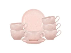 Seltmann Weiden Geschirr<Amina Espressotasse mit Untertasse 100 ml 6er Set Rosé