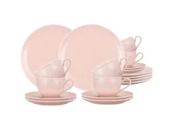 Seltmann Weiden Amina Kaffeeservice 18-teilig Rosé< Geschirr