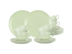 Seltmann Weiden Amina Kaffeeservice 18-teilig Seladon< Geschirr