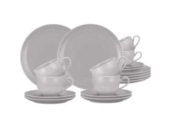 Seltmann Weiden Amina Kaffeeservice 18-teilig Silber< Geschirr