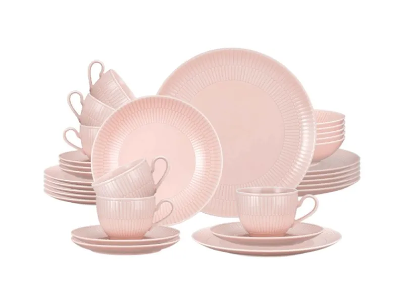 Seltmann Weiden Amina Kombi-Service 30-teilig Rosé< Geschirr