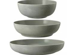 Clearance Seltmann Weiden Beat Coor Glaze Foodbowl Set 3-teilig Perlgrau