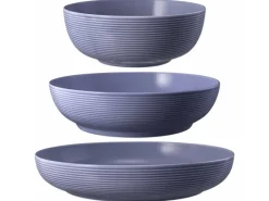 Seltmann Weiden Beat Coor Glaze Foodbowl Set 3-teilig blau< Geschirr