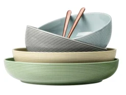 Seltmann Weiden Beat Coor Glaze Foodbowl Set 3-teilig blau< Geschirr