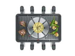 Severin Töpfe<Raclette-Fondue Kombination RG 2347 mit Grillplatte 1.400 W