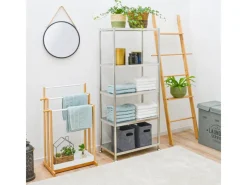 Clearance shelfr Schwerlast Edelstahl Regal mit 5 Ebenen 61 x 36 x 145 cm bis 60kg