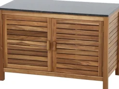 Siena Garden Kochfelder|Kühlschränke<Riva Outdoor-Kitchen Mittelteil niedrig Dunkelgrau ca. 100x52x67 cm
