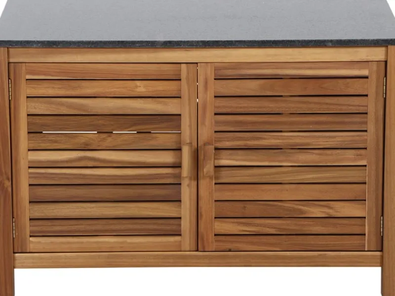 Siena Garden Kochfelder|Kühlschränke<Riva Outdoor-Kitchen Mittelteil niedrig Dunkelgrau ca. 100x52x67 cm