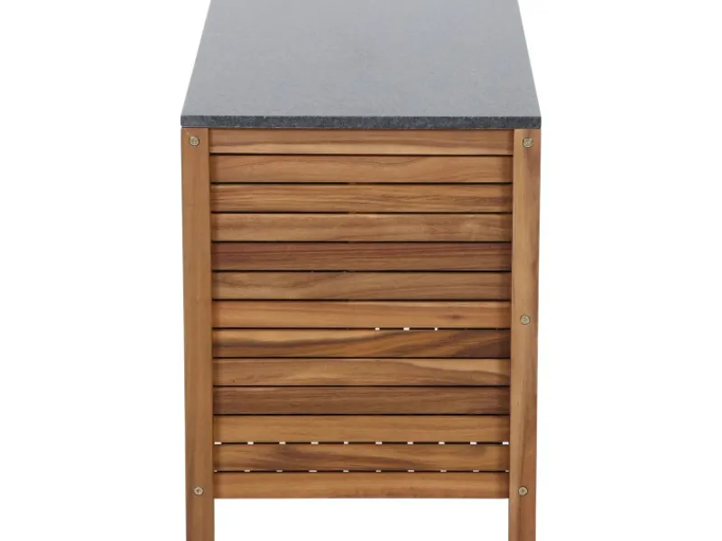Siena Garden Kochfelder|Kühlschränke<Riva Outdoor-Kitchen Mittelteil niedrig Dunkelgrau ca. 100x52x67 cm