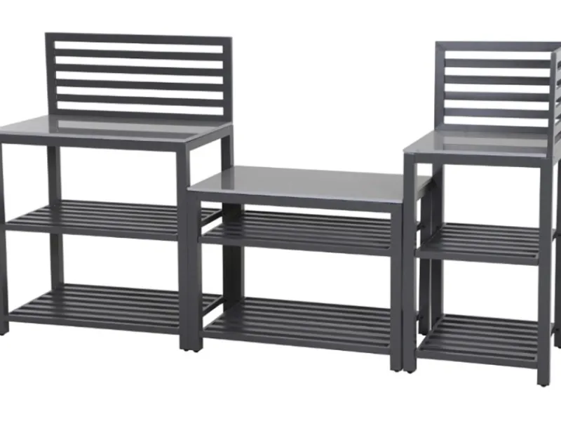Siena Garden Kochfelder|Kühlschränke<Riva Outdoor-Kitchen Mittelteil niedrig Dunkelgrau ca. 100x52x67 cm