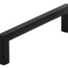 Siro Küchenschränke<Möbelgriff 2108 Metall Uni Schwarz Matt Lochabstand 96 mm