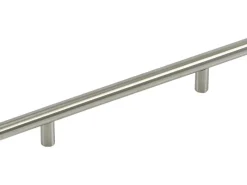 Siro Möbelgriff Edelstahl Feingeschliffen Lochabstand 128 mm< Einbauküchen|Küchenschränke