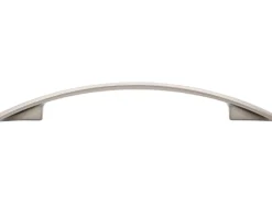 Siro Einbauküchen<Möbelgriff Metall Druckguss Edelstahleffekt Lochabstand 128 mm 5 Stück
