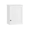 SoBuy Badezimmerschrank Hängeschrank Wandschrank Weiß BZR19-W< Küchenschränke