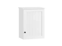 SoBuy Badezimmerschrank Hängeschrank Wandschrank Weiß BZR19-W< Küchenschränke