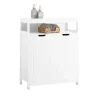Clearance SoBuy Badkommode Kommode Sideboard Flurschrank Badezimmerschrank Weiß BZR121-W