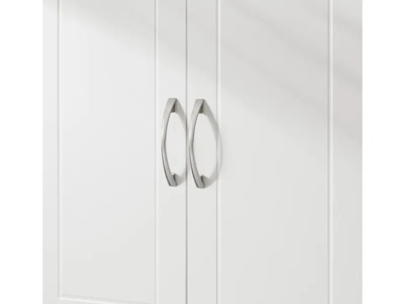 Best SoBuy Hängeschrank Badezimmerschrank mit Verstellbarem Regal 90x60x30cm FRG231-L-W Weiß
