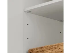 Best SoBuy Hängeschrank Badezimmerschrank mit Verstellbarem Regal 90x60x30cm FRG231-L-W Weiß