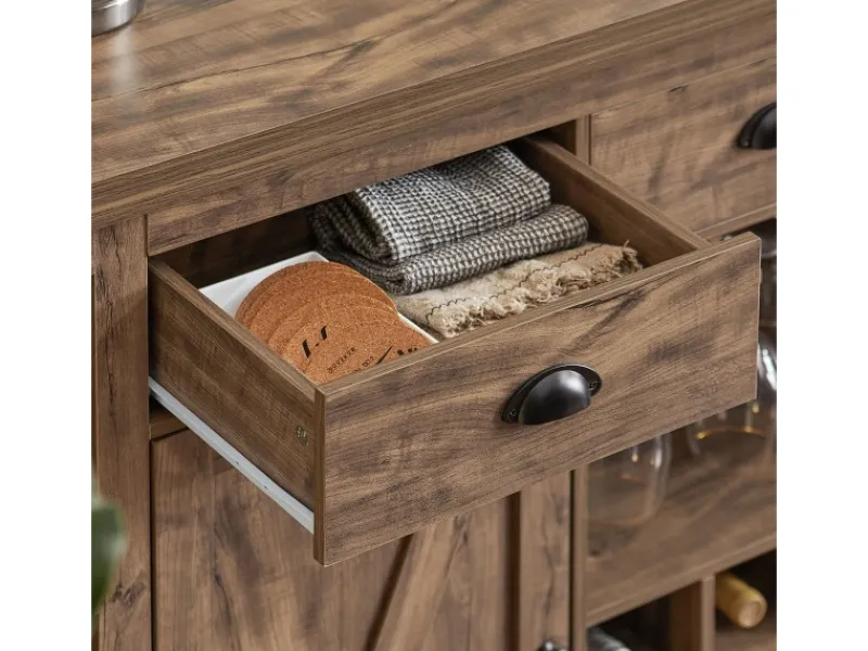 SoBuy Kücheninseln|Küchenschränke<Kücheninsel Freistehend Küchenschrank Sideboard Buffet Vintage SVW20-N