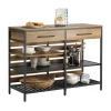Discount SoBuy Kücheninsel Sideboard mit Schublade Kommode Küchenschrank Vintage FSB85-PF