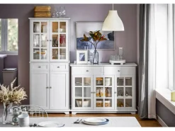 SoBuy Küchenschränke<Küchenschrank Hochschrank Badezimmerschrank Buffet Kommode FSB76-W