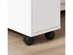 Best SoBuy Nischenwagen mit 3 Schubladen Schmal Küchenregal Natur 20x79x51cm NSR11-WN