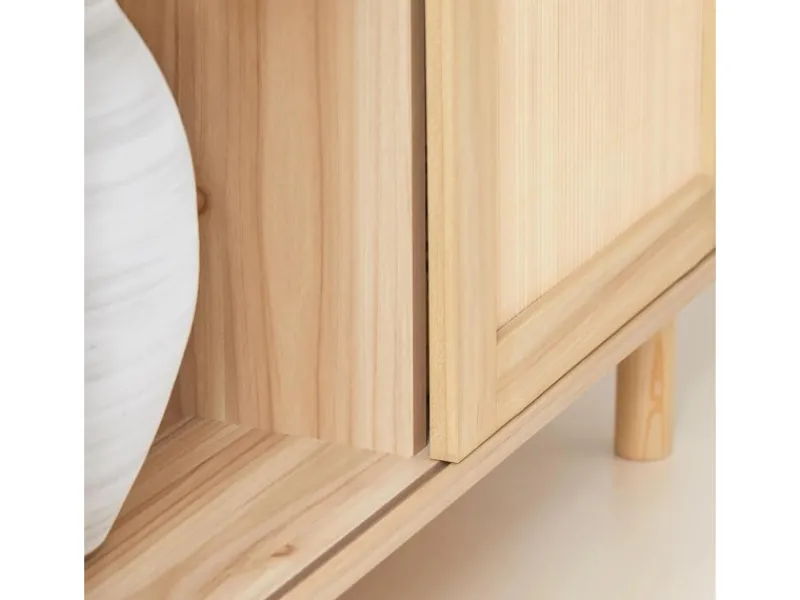 SoBuy Küchenschränke<Sideboard Kommode Küchenschrank Flurschrank Lowboard Natur FSB87-N