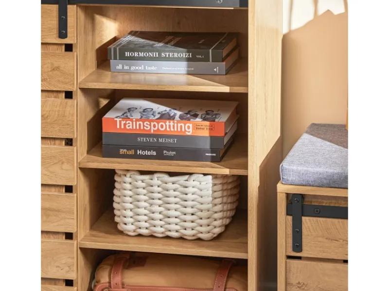SoBuy Sideboard Schuhschrank Kommode Küchenschrank Flurschrank Lowboard FSB65-N< Küchenschränke