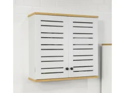 Clearance SoBuy Wandschrank Badezimmerschrank Küchenschrank Medizinschrank Weiß BZR42-W