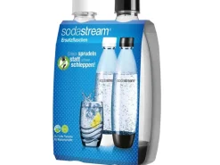 Sodastream Kunststoffflasche Fuse 1 l Schwarz/Weiß 2er-Pack< Wassersysteme
