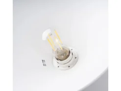 New Sollux Lighting Pendelleuchte Zuma Weiß
