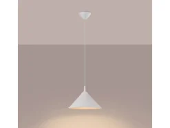 New Sollux Lighting Pendelleuchte Zuma Weiß