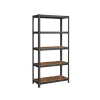 Songmics Küchenregale<Lagerregal 40 cm x 90 cm x 180 cm Braun-Schwarz