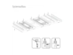 SOTECH Besteckkästen<Cuisio Besteckeinsatz 500 mm Höhe 55 mm Transluzent Anthrazit Für Blum Legrabox 473 mm