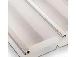Best SOTECH Cuisio Besteckeinsatz 1200 mm Höhe 55 mm Transluzent Weiß mit Messerblock