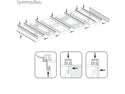 SOTECH Besteckkästen<Cuisio Besteckeinsatz 800 mm Höhe 55 mm Transluzent Graphitgrau mit Messerblock