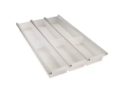 SOTECH Besteckkästen<Cuisio Besteckeinsatz 400 mm Höhe 55 mm Transluzent Weiß