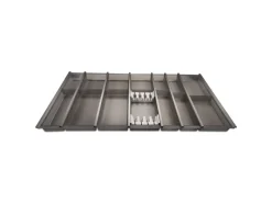 SOTECH Besteckkästen<Cuisio Besteckeinsatz 1000 mm Höhe 55 mm Transluzent Graphitgrau mit Messerblock