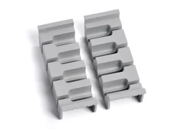 Discount SOTECH Cuisio Besteckeinsatz 55mm Transluzent Graphitgrau mit Messerblock Für Blum Legrabox 473mm mit Korpusbreite 450mm
